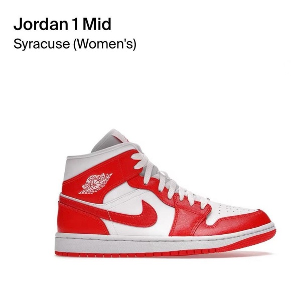 Jordan 1 Mid
Syracuse (Women's 7) - Picture 1 of 1